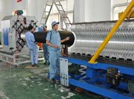 Dây chuyền đùn ống PE làm mát bằng không khí 320kg / H 110kw OD500mm